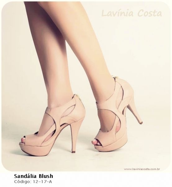 SANDALIA BLUSH TRANSP